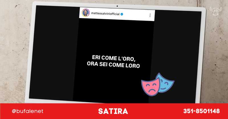 Salvini e Tiziano Ferro: la bufala della citazione dedicata a Vannacci