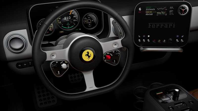 Ferrari Luce: svelato il nome e gli interni della prima elettrica di Maranello