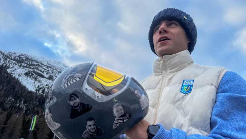 Il casco proibito dell'ucraino Heraskevych: omaggio agli atleti caduti in guerra