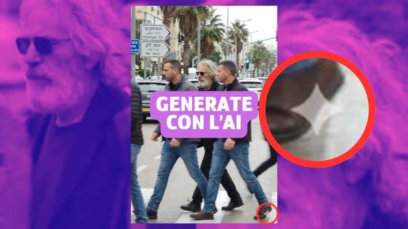 Le foto di Epstein in Israele sono opera dell'intelligenza artificiale