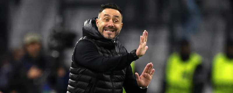 Il goodbye a De Zerbi: fine stagione per l'Olympique de Marseille