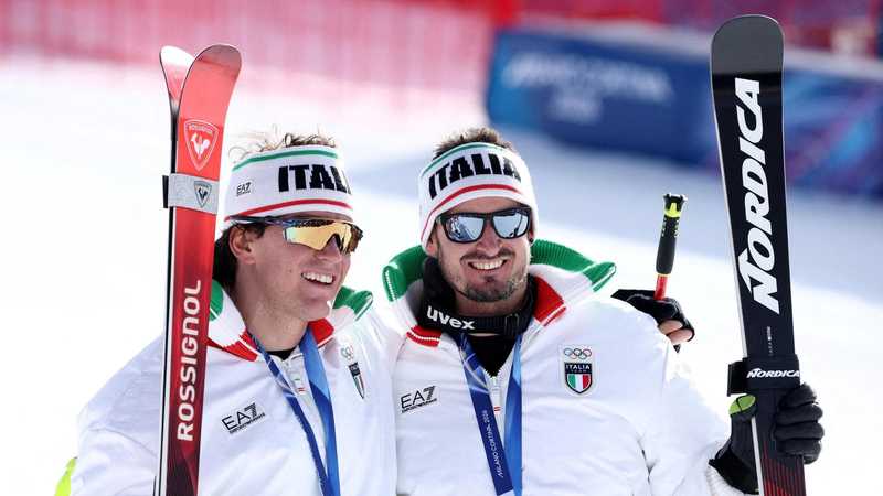 Olimpiadi 2026: SuperG amaro per l'Italia, focus sul biathlon