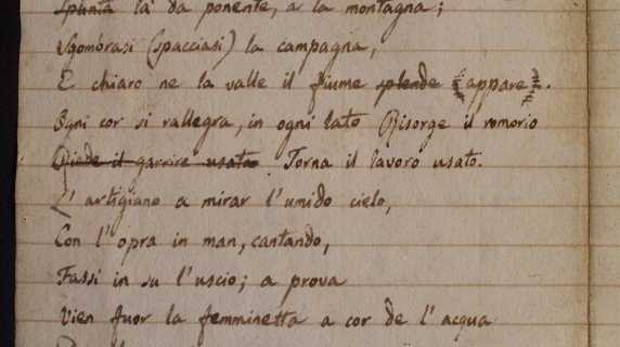 Gli autografi della letteratura italiana: come nascono i Classici in mostra