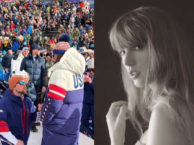 Taylor Swift omaggia il fidanzamento di Breezy Johnson con un commento romantico