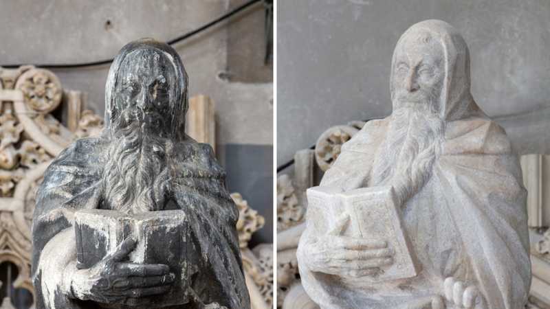 Il Santo barbuto torna a leggere il suo libro