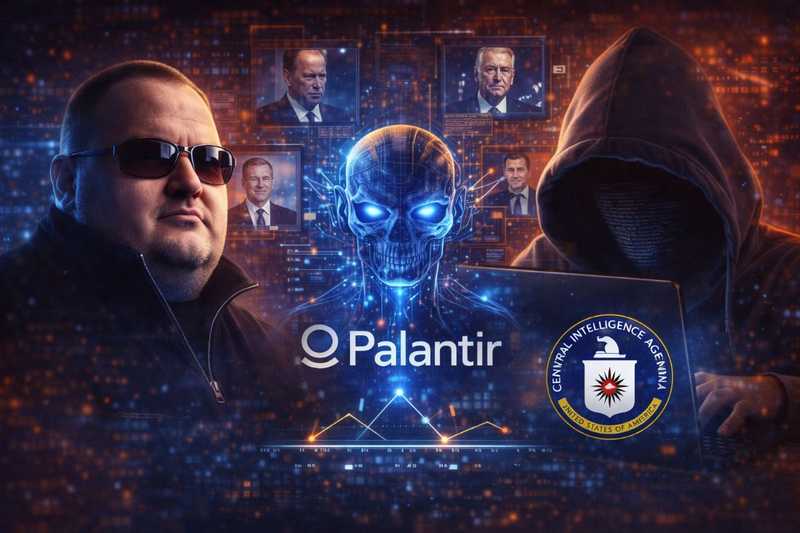 Kim Dotcom accusa Palantir di sorveglianza globale
