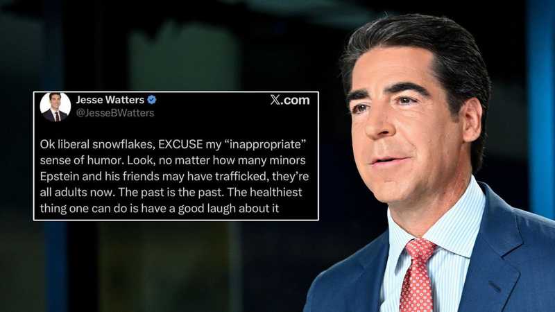 Post falso attribuito a Jesse Watters su Epstein