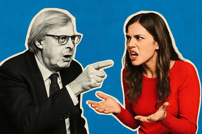 Sgarbi contro la figlia: "Voglio essere lasciato in pace