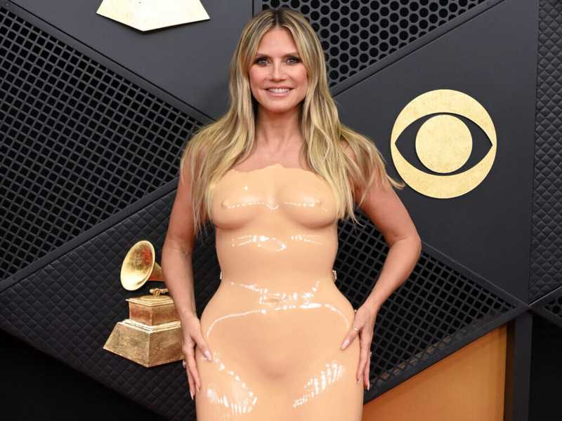 Heidi Klum al Grammy 2026: l'abito che ha fatto discutere