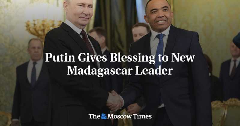 Putin approva il nuovo leader di Madagascar