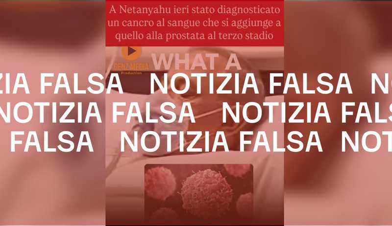 Falsa Notizia di Ricovero di Netanyahu