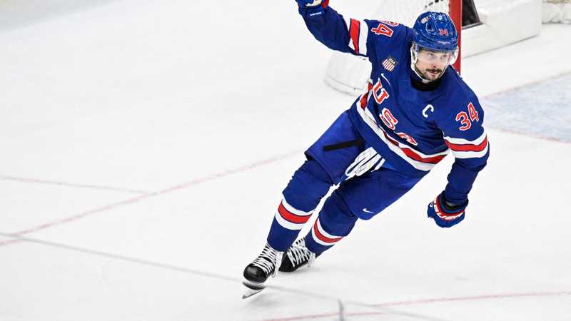 Squadra USA Hockey – Semifinale Olimpica contro la Slovacchia