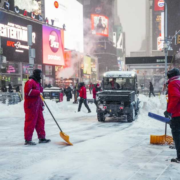 Tempesta di Neve sulla Costa Orientale degli Stati Uniti