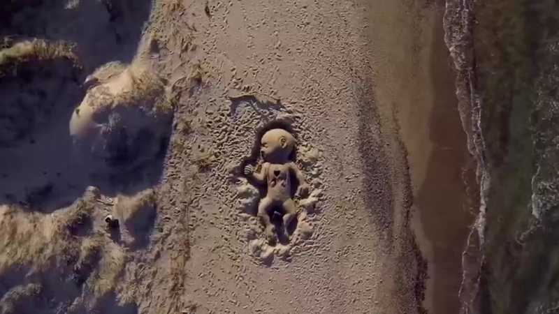 Scultura di Sabbia per Ricordare Domenico