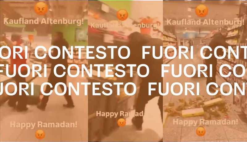 Vandalismo in Supermercato a Altenburg