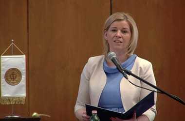 Protesta degli studenti all'università