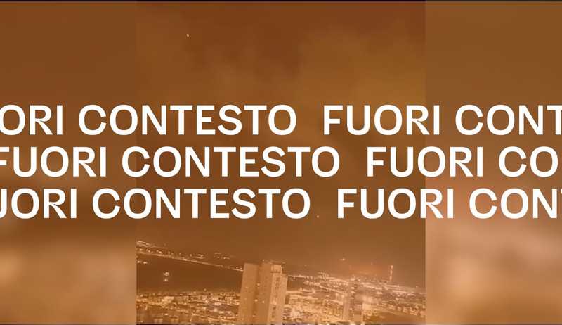 Falsa Narrazione di un Attacco Missilistico