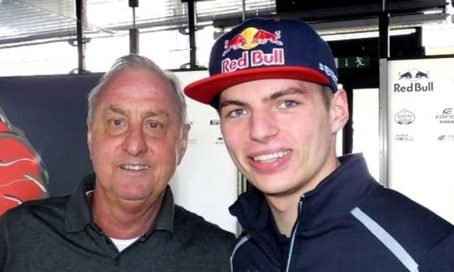 Incontro a Barcellona tra Cruijff e Verstappen