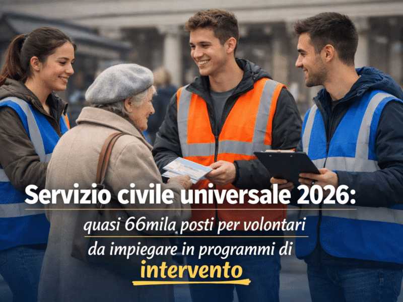 Bando Servizio Civile Universale 2026
