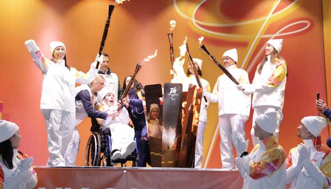 Fiamma Paralimpica: Cerimonia di Unione a Cortina d’Ampezzo