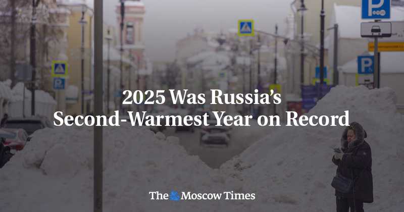 Russia: Anno 2025 Record per Temperature, Secondo Solo al 2020
