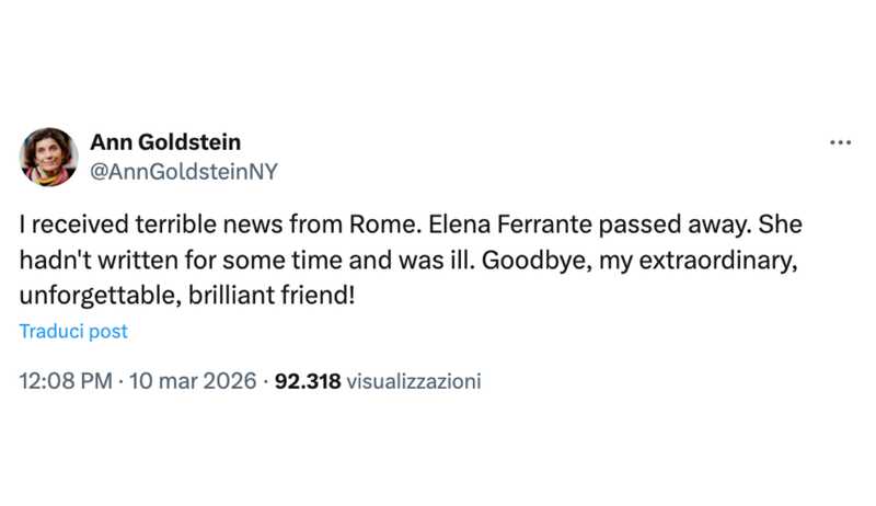 Elena Ferrante: la finta morte e Tommaso Debenedetti
