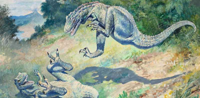 Dinosauro: Cena nel ventre del Crystal Palace